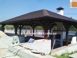 Беседка с барбекю стоимость в Украине